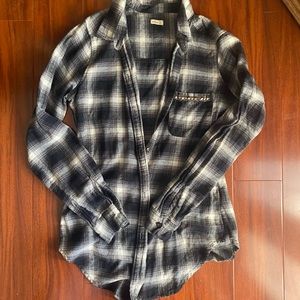 Hollister plaid flannel shirt